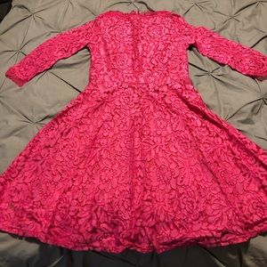 Lulus Pink Lace Dress